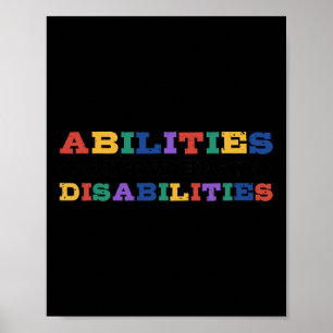 Póster Conciencia sobre el autismo - Las habilidades supe