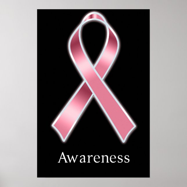 Póster Conciencia sobre el cáncer de mama (Frente)