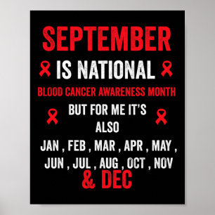 Póster Conciencia sobre el cáncer de sangre - Conciencia