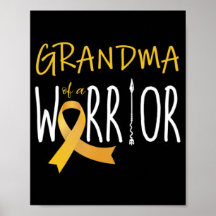 Póster Conciencia sobre el cáncer infantil La abuela de u