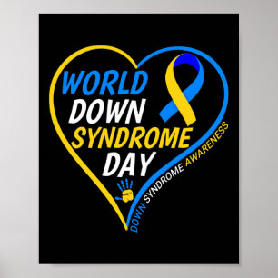 Póster Conciencia sobre el síndrome de Down - Día Mundial