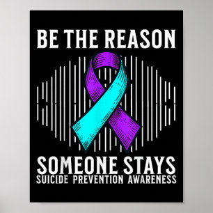 Póster Conciencia sobre el suicidio Apoyo Conciencia sobr