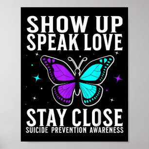 Póster Conciencia sobre el suicidio Apoyo Conciencia sobr