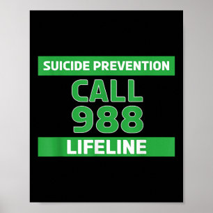 Póster Conciencia sobre el suicidio - Prevención de la lí
