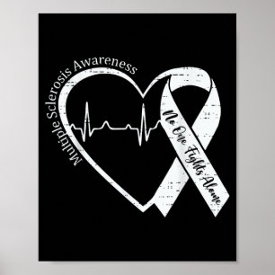 Póster Conciencia sobre Esclerosis Múltiple Corazón de Co