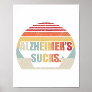 Póster Conciencia sobre la demencia de Alzheimerheimer