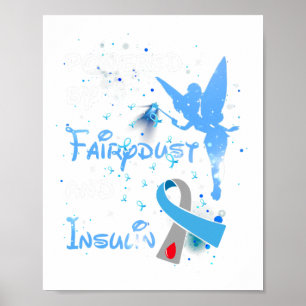 Póster Conciencia Sobre La Diabetes Impulsada Por El Polv
