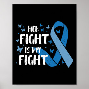Póster Conciencia sobre la diabetes Su lucha es mi lucha