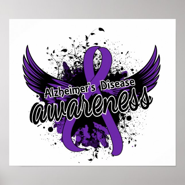 Póster Conciencia sobre la enfermedad de Alzheimer 16 (Frente)