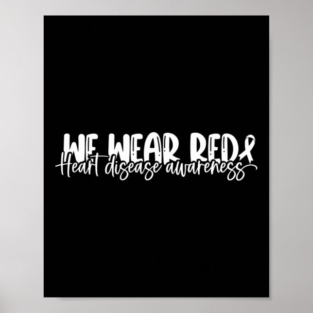 Póster Conciencia sobre la enfermedad Nos Vemos Rojos En  (Frente)