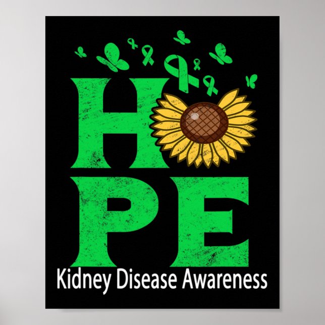 Póster Conciencia sobre la enfermedad renal (Frente)