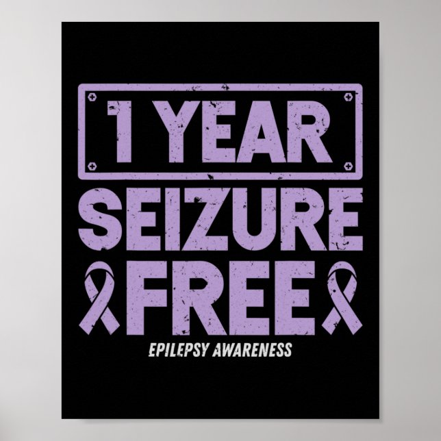 Póster Conciencia sobre la epilepsia 1 año de incautación (Frente)