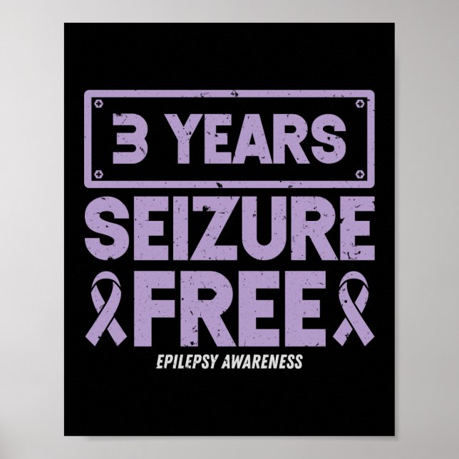 Póster Conciencia sobre la epilepsia 3 años de incautació (Frente)