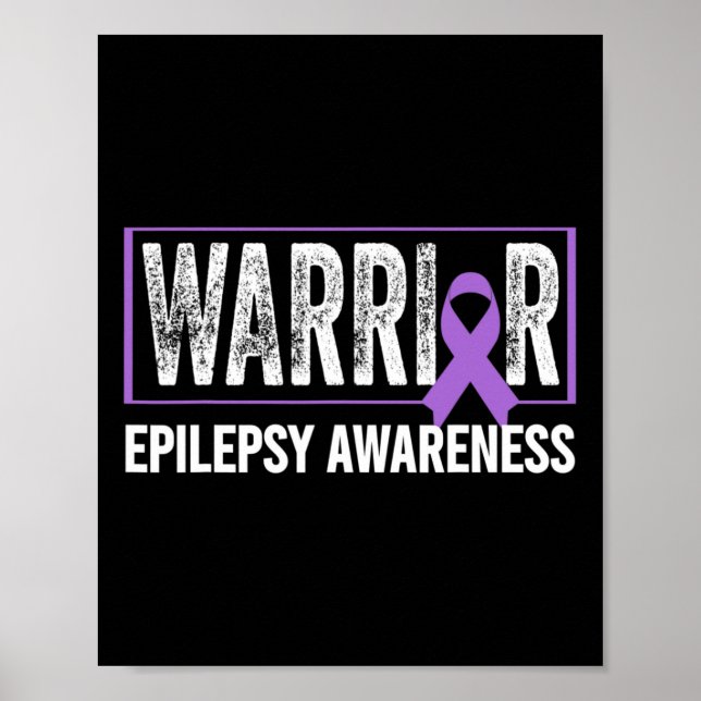 Póster Conciencia sobre la epilepsia - Guerrero de la con (Frente)