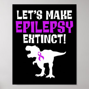 Póster Conciencia sobre la epilepsia que haga sobrevivien