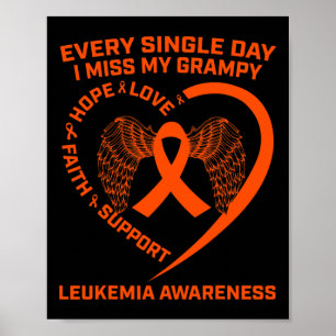 Póster Conciencia sobre la leucemia cardíaca de la cinta