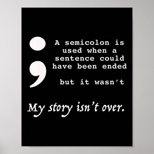 Póster Conciencia sobre la prevención del suicidio (Frente)