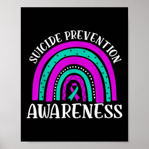 Póster Conciencia sobre la prevención del suicidio Cinta