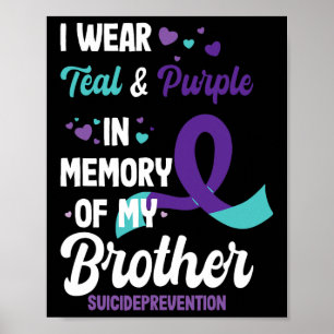 Póster Conciencia Sobre La Prevención Del Suicidio En Mem