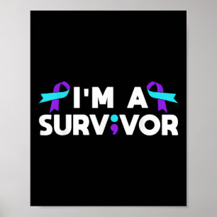 Póster Conciencia Sobre La Prevención Del Suicidio Soy So