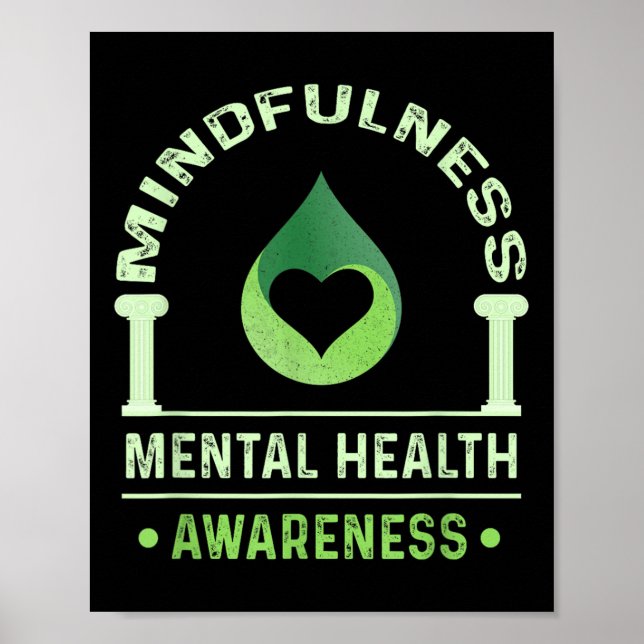 Póster Conciencia sobre la salud mental (Frente)