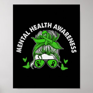 Póster Conciencia sobre la salud mental Ansiedad social M