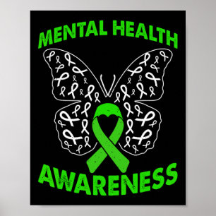 Póster Conciencia sobre la salud mental Ansiedad social M