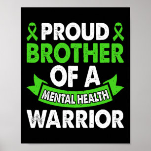 Póster Conciencia Sobre La Salud Mental Hermano De La Men
