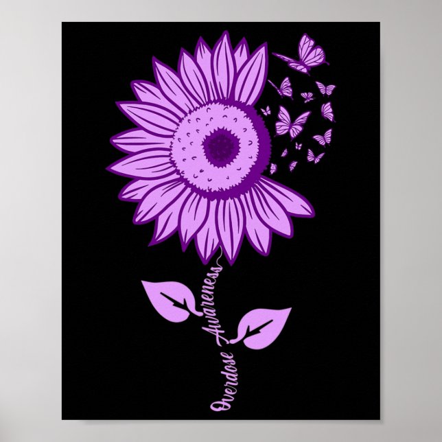 Póster Conciencia sobre la sobredosis Toxicomatología de  (Frente)