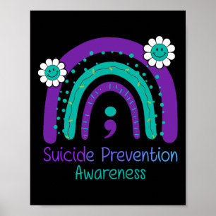 Póster Conciencia sobre prevención del suicidio Ninguna h