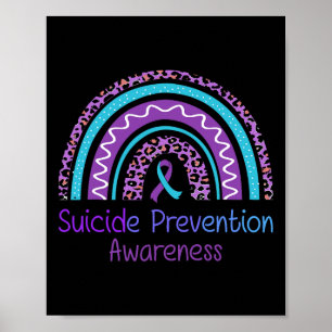 Póster Conciencia sobre prevención del suicidio Ninguna h