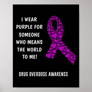 Póster Conciencia sobre sobredosis de drogas