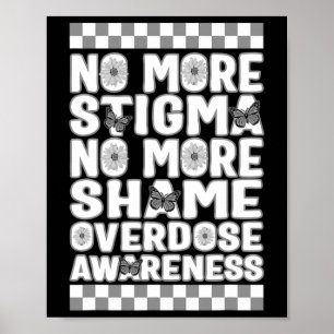 Póster Conciencia sobre Sobredosis No Más Estigma No Más