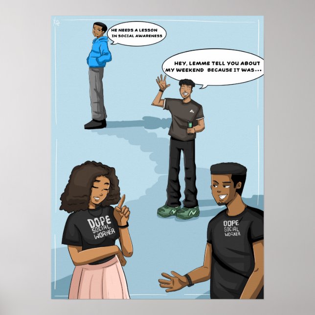 Póster Conciencia Social (Matte) (Frente)