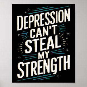 Póster Conciencia suicida Depresión Ansiedad Salud mental