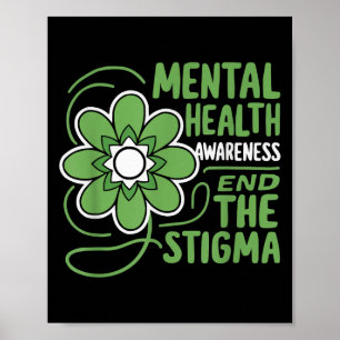 Póster Conciencia suicida Depresión Ansiedad Salud mental