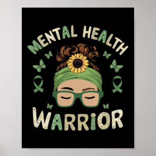 Póster Conciencia suicida Depresión Ansiedad Salud mental