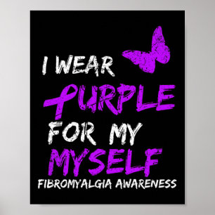 Póster Conciencia Uso Morado Por Mi Misma 4 