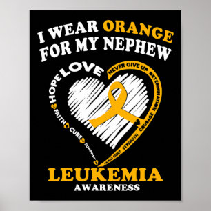 Póster Conciencia - Uso Naranja Para Mi Sobrino