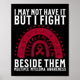 Póster Conciencia y Apoyo al Mieloma Múltiple Cáncer de S