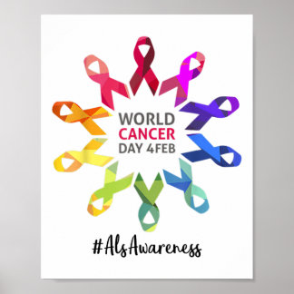 Póster Concienciación Día Mundial del Cáncer Scl Lateral