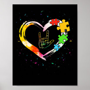 Póster Concienciación Especial Ed Profesora Asl Lenguaje 