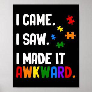 Póster Concienciación sobre autismo Las mujeres apoyan a 