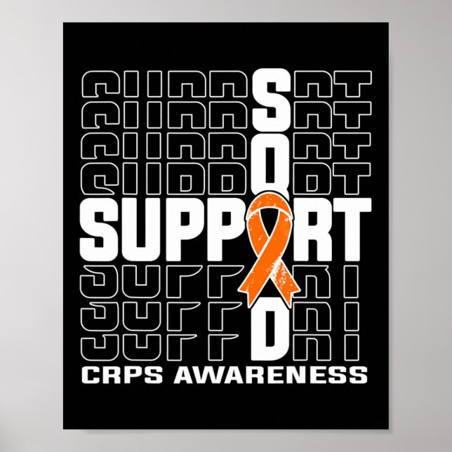 Póster Concienciación sobre crps de apoyo (Frente)