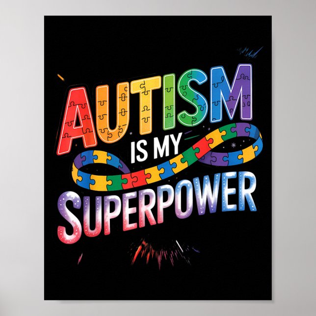 Póster Concienciación sobre el autismo  (Frente)