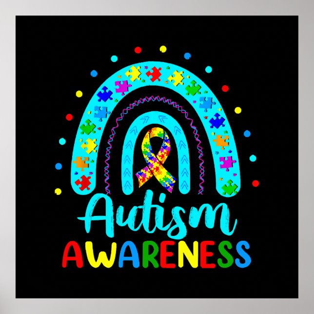 Póster Concienciación sobre el autismo (Frente)