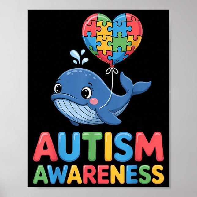 Póster Concienciación sobre el autismo  (Frente)