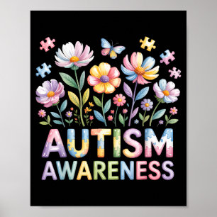Póster Concienciación sobre el autismo