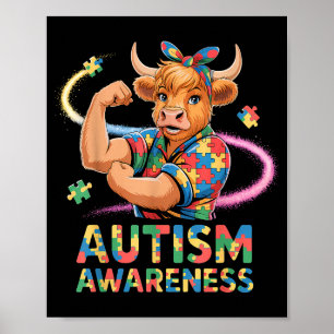 Póster Concienciación sobre el autismo