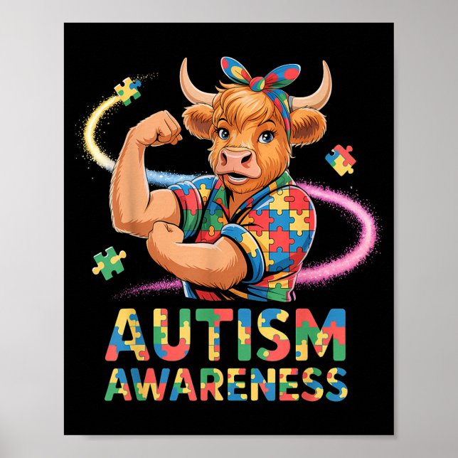 Póster Concienciación sobre el autismo  (Frente)
